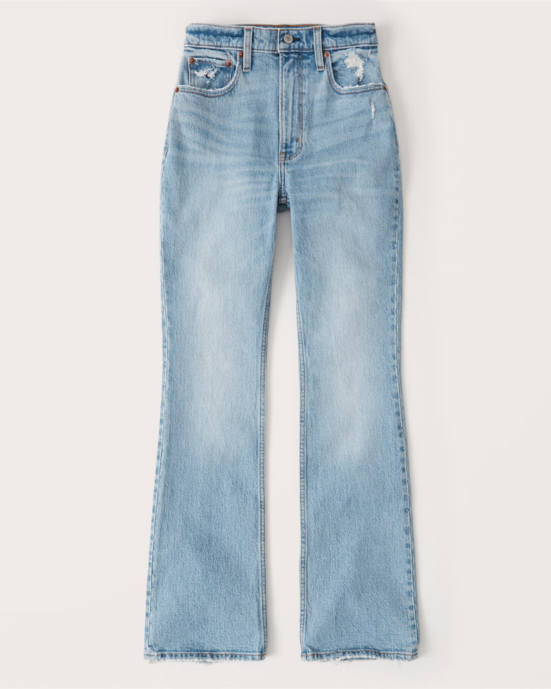 Women's Ultra High Rise Vintage Flare Jeans | Women's Bottoms | Abercrombie.com | Abercrombie & Fitch (US)