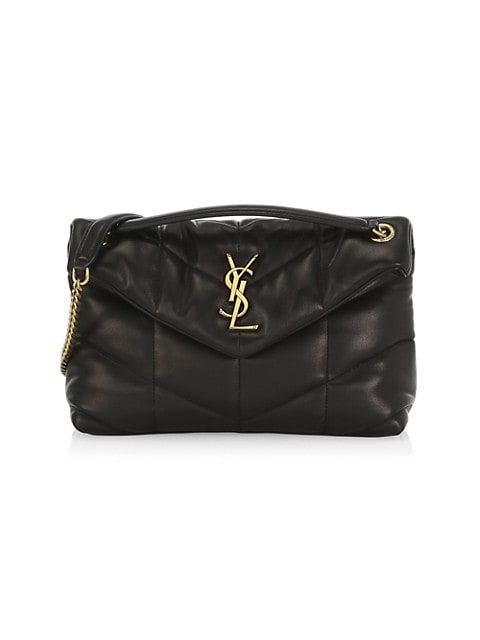 Saint Laurent Small Leather Puffer Shoulder Bag | Saks Fifth Avenue