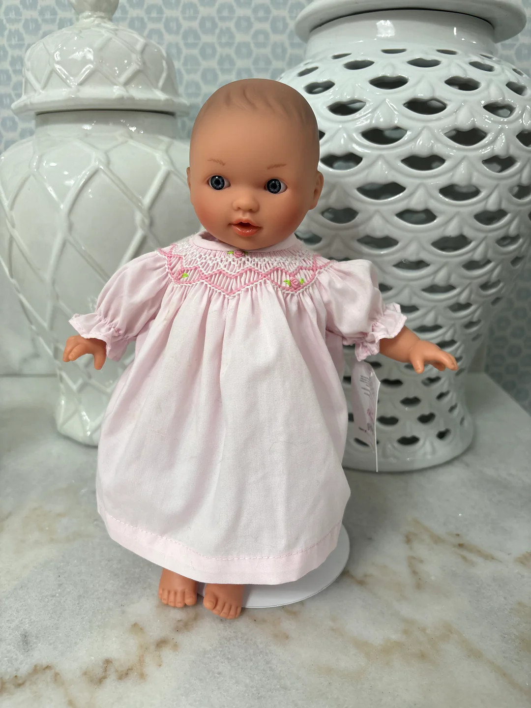 Rosalina Pink Dress 10" Abbey Doll (Doll, Dress, and Embroidery) | Hampton James Clothing