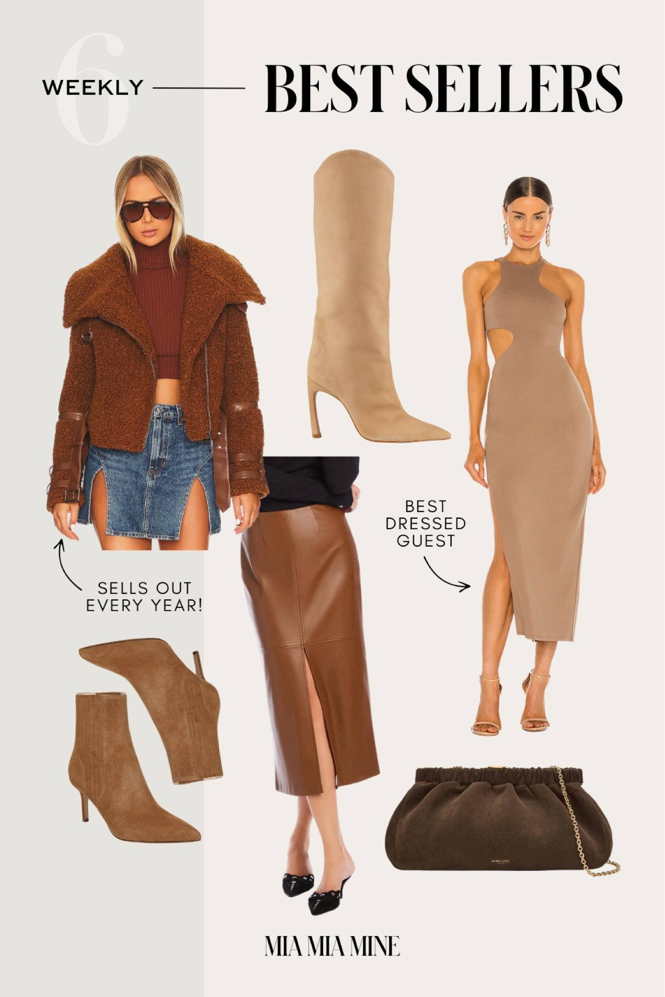 Weekly best sellers on #miamiamine
Schutz nubuck boots / suede boots
Veronica beard tan suede booties
Demellier suede clutch
Nordstrom faux leather skirt
Revolve cutout fall wedding guest dress
Tularosa faux shearling biker jacket 

#LTKStyleTip #LTKShoeCrush #LTKSeasonal