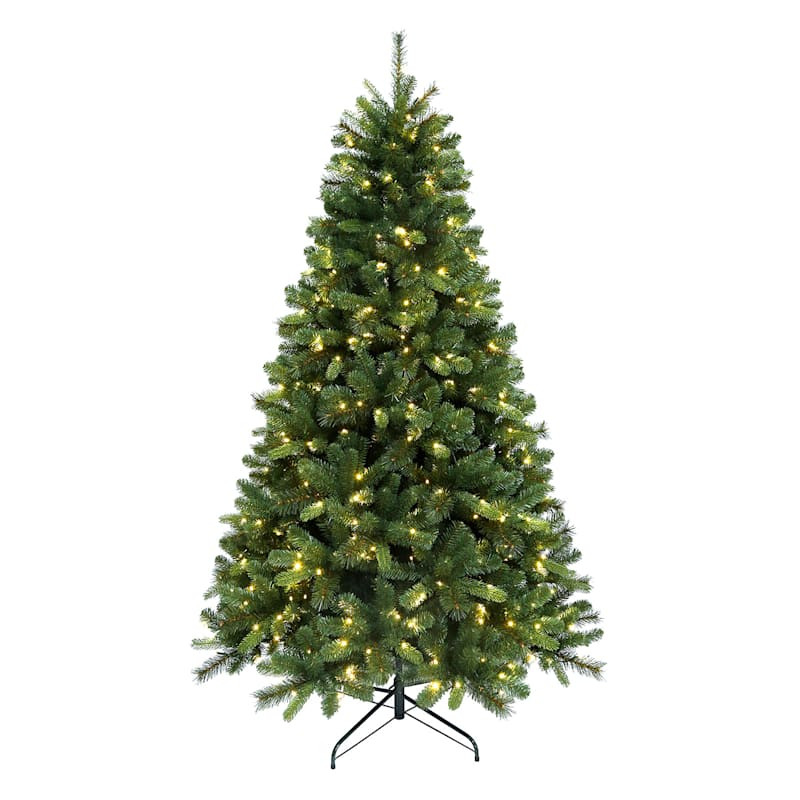 (B41) Pre-Lit Ozark Spruce Christmas Tree, 7' | At Home