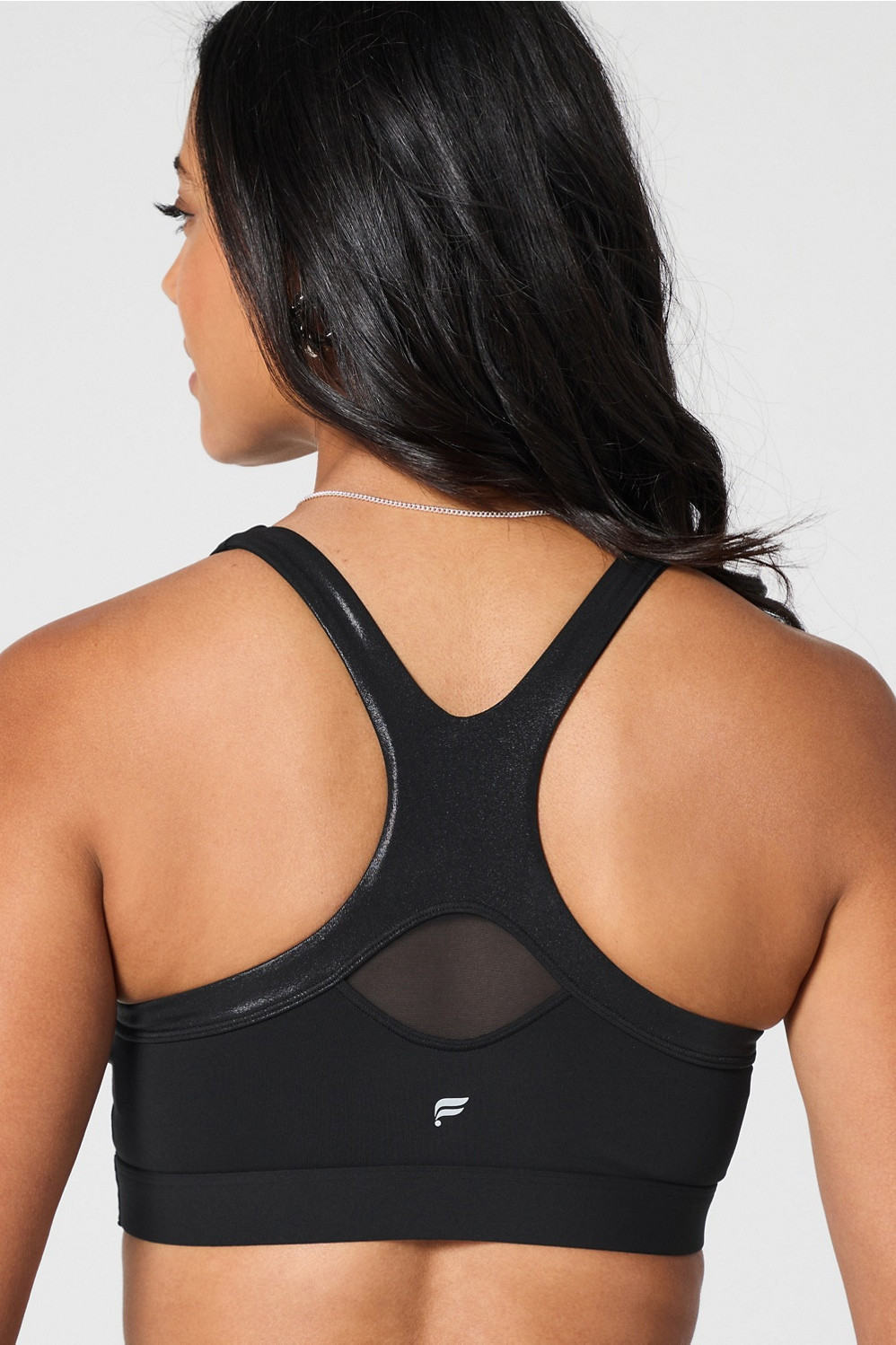 Medium Impact Shine Sports Bra | Fabletics - North America