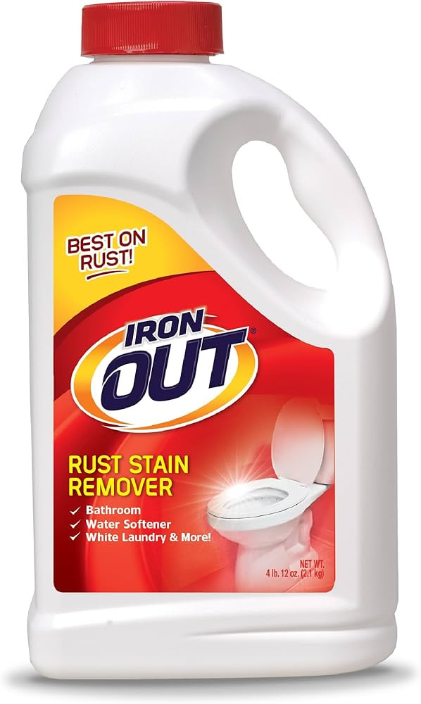 Iron OUT Rust Stain Remover Powder, Remove Rust Stains In Bathrooms, Kitchens, Appliances, Laundr... | Amazon (US)