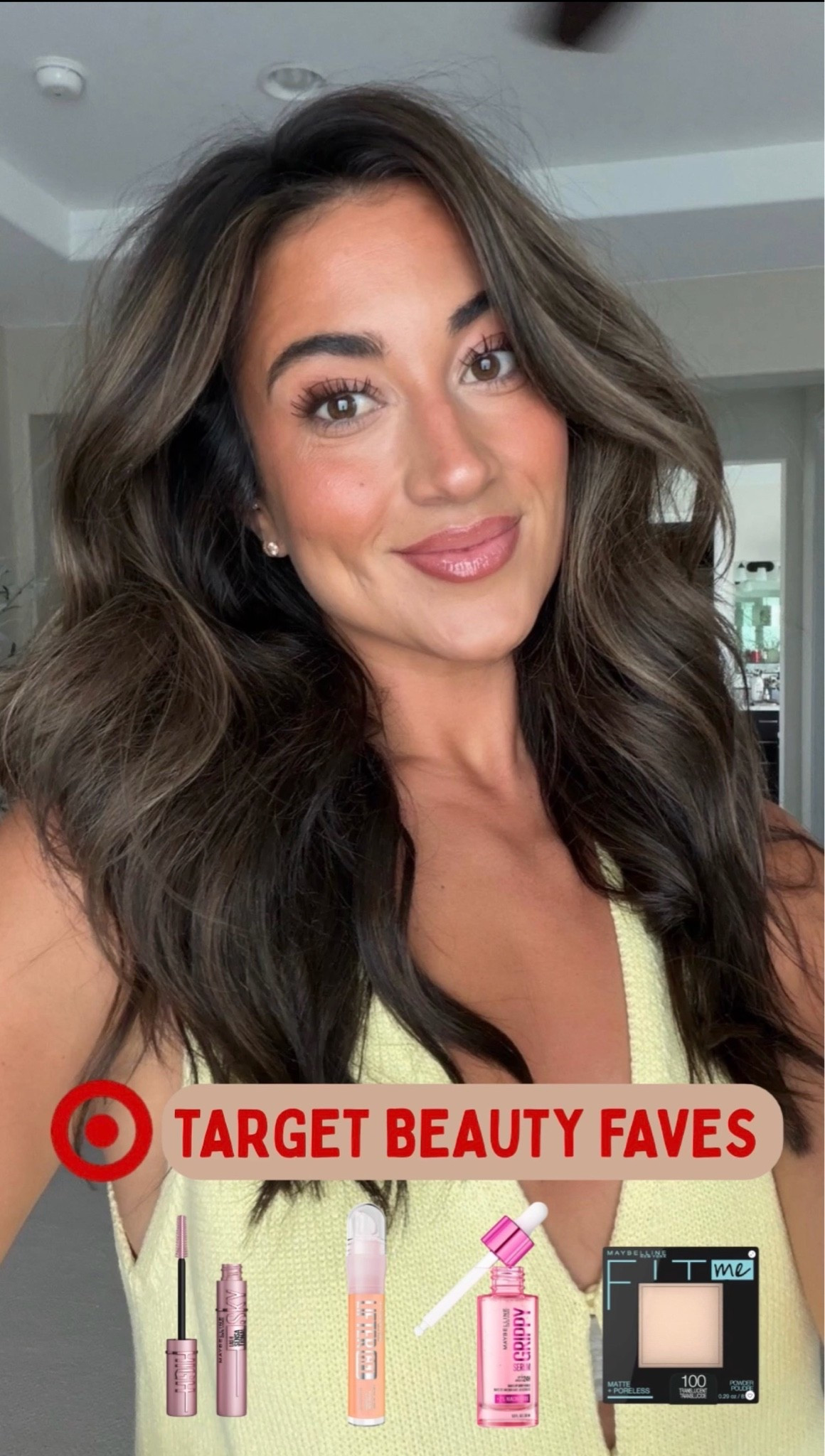 #ad simple, everyday glam that lasts all day and you can grab on your next @target run! Shades of everything I used below:
Grippy Serum Primer: my makeup does not budge when I use this!
Fit Me Matte Poreless Powder: 100 Translucent - so blurring!
Sky High Mascara - True Brown (such a light formula that you can easily build layer upon layer on!)
Lifter Lip Liner - Maybe It’s and Player
Lifter Oil-in-Gel Gloss: Passion Juice
@maybelline @targetstyle @targetpartner @shop.ltk #MaybellinePartner #liketkit