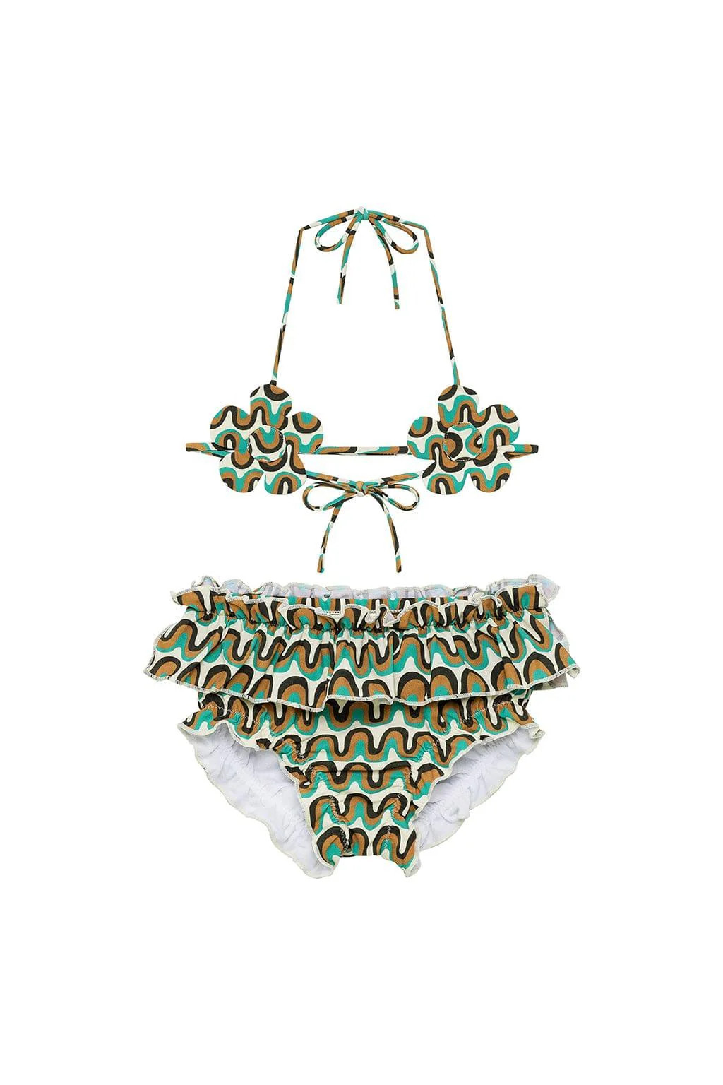 Groovy Mini Flower Top x Cabana Bottom Set | Montce