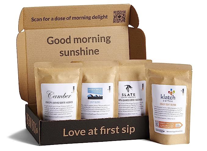 Amazon.com : Bean Box Gourmet Coffee Sampler | Specialty Coffee Gift Basket | Coffee Gift Set | C... | Amazon (US)