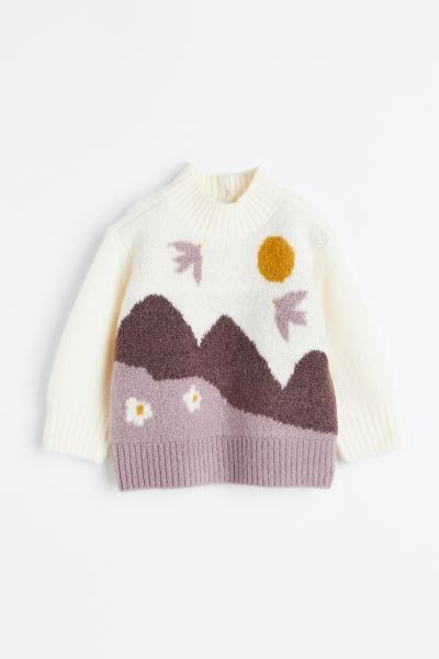 Knit Mock Turtleneck Sweater | H&M (US + CA)