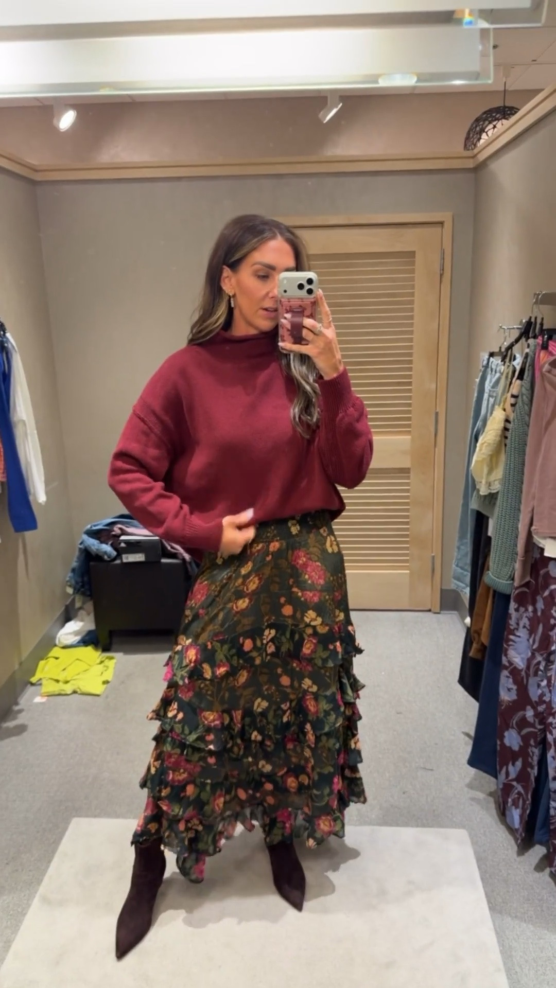 My whole look is still in stock and on sale at Nordstrom! Sale ends in a few days, shop now! This skirt has been a best-seller!!! 

Top-small
Skirt-small
Booties-tts 8

#LTKootd #LTKSeasonal #LTKSaleAlert