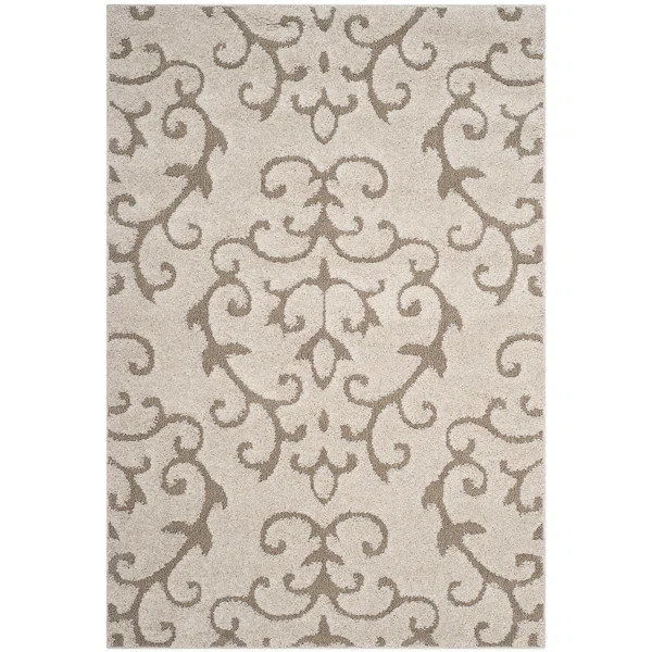 Blaris Shag Performance Damask Rug | Wayfair North America