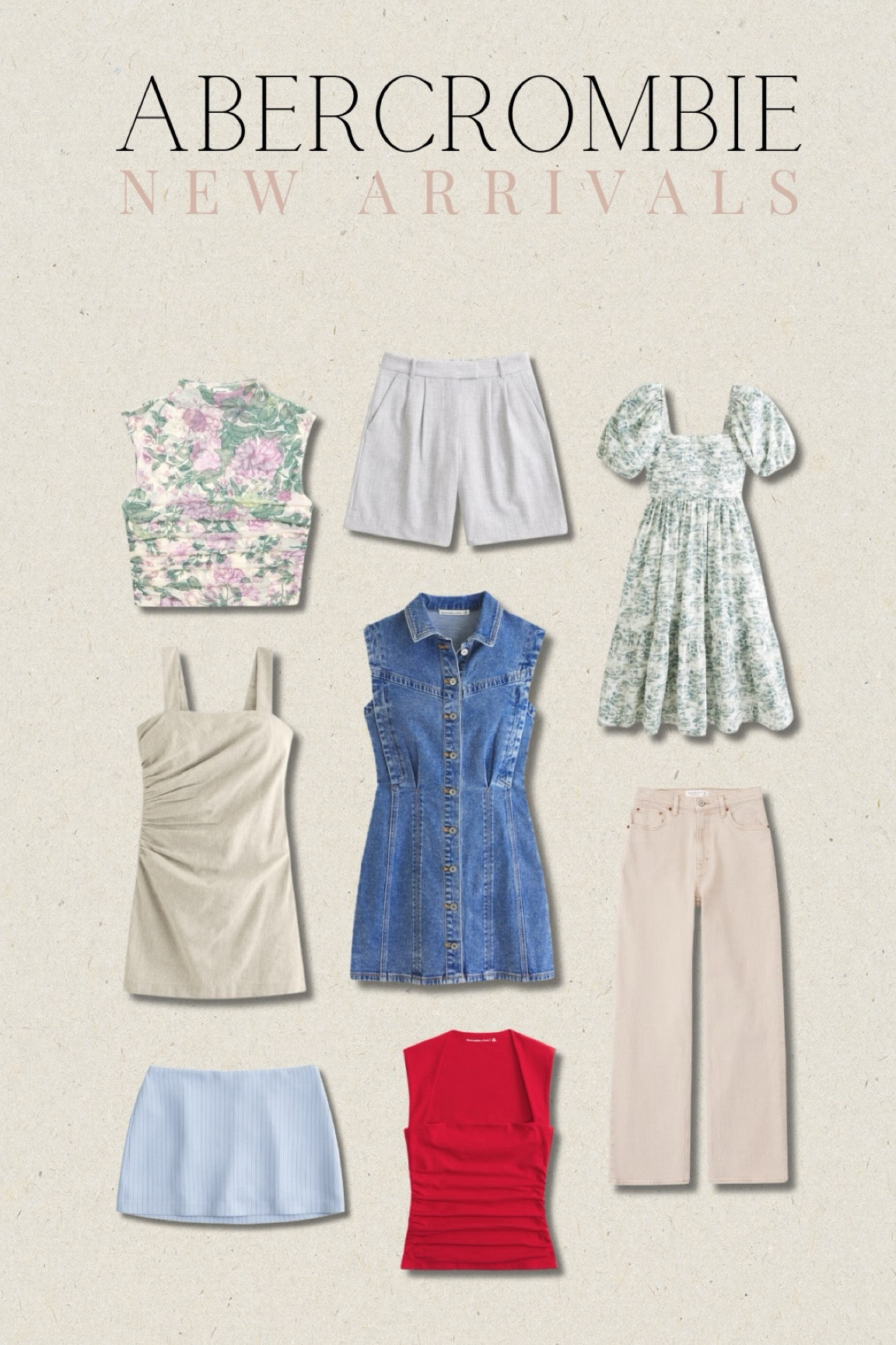The perfect spring arrivals from Abercrombie 🫶🏼 loving the neutral floral prints & linen 🤍

#LTKsalealert #LTKstyletip #LTKtravel