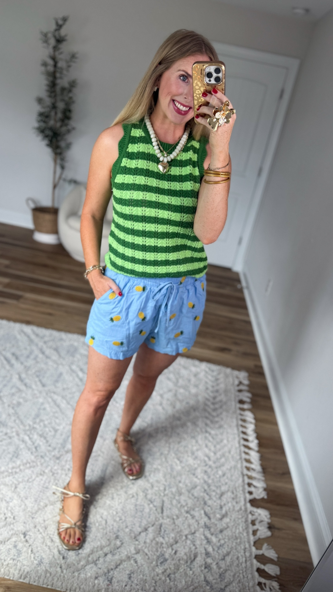 Weekend Walmart Wins try-on
Scallop edge sweater tank- small
Pineapple shorts- small

#LTKootd #LTKmomlife
