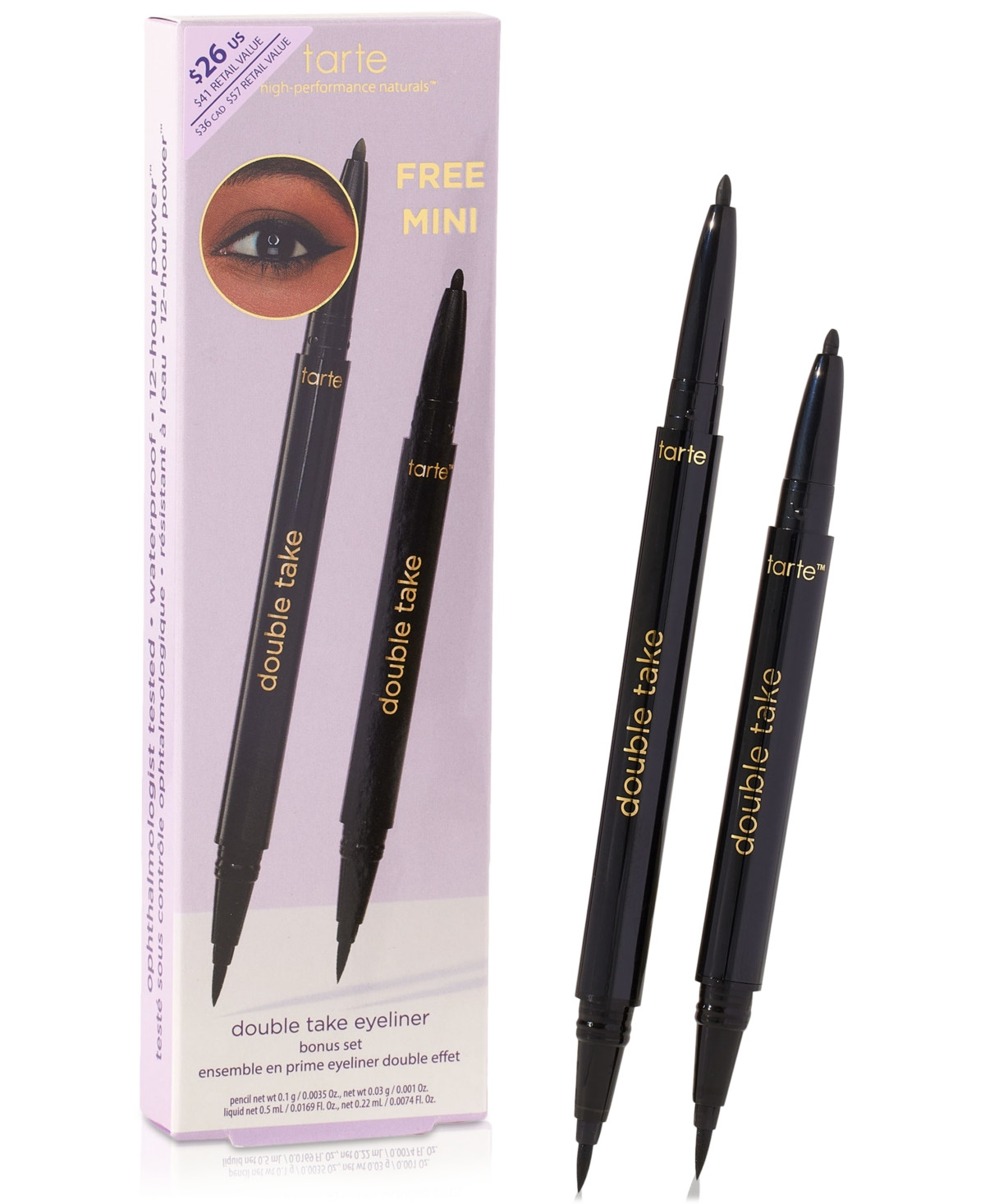 tarte 2-Pc. Double Take Eyeliner Set | Macy's