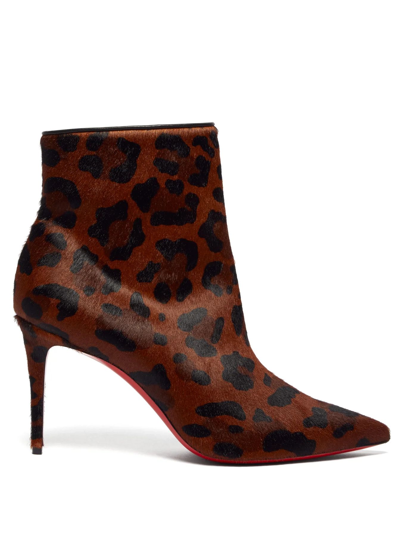 So Kate 85 leopard-print calf-hair leather boots | Christian Louboutin | Matches (US)