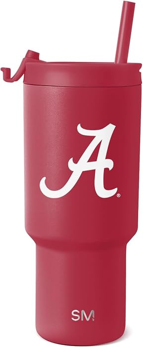 Simple Modern Alabama Crimson Tide Tumbler with Straw | 30oz | Collegiate | Amazon (US)