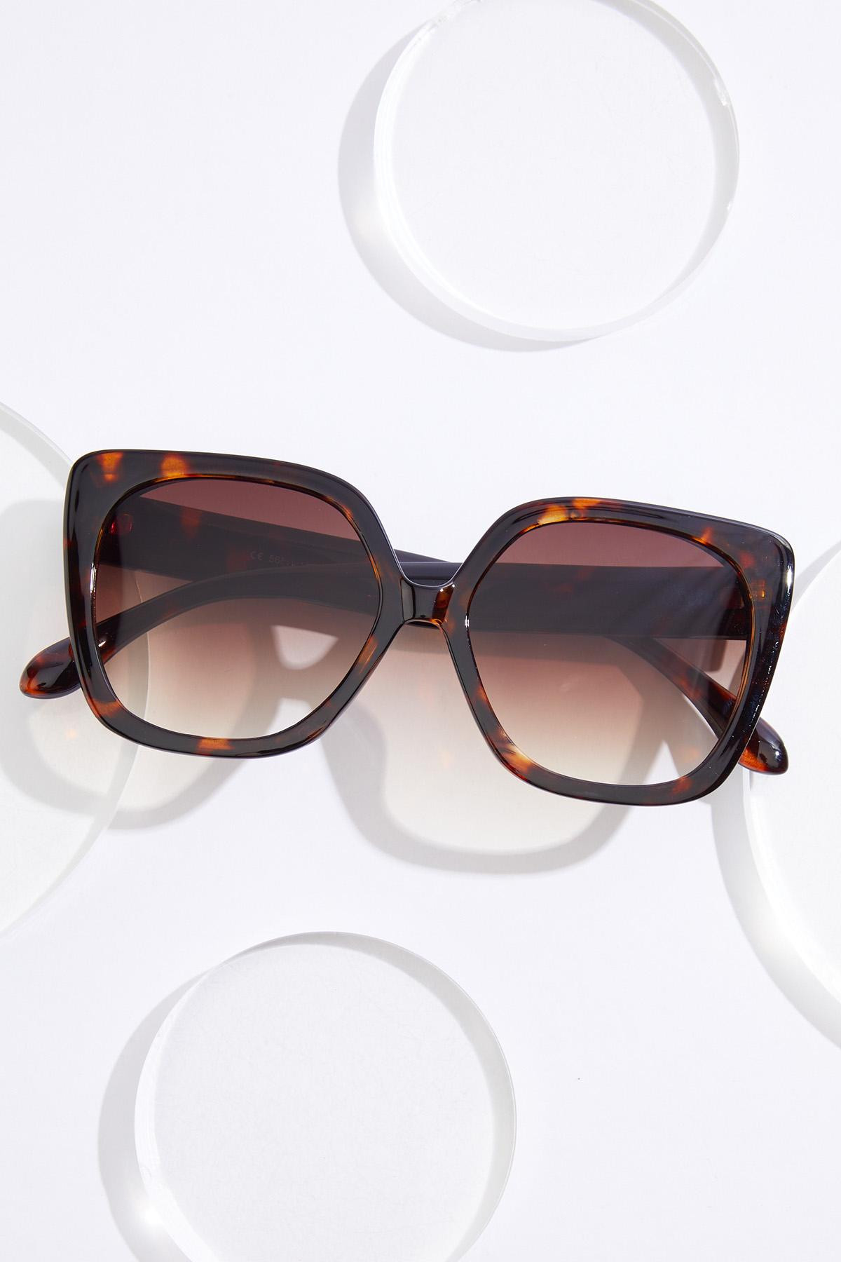 Tortoise Shell Oversized Sunglasses | Cato Fashions
