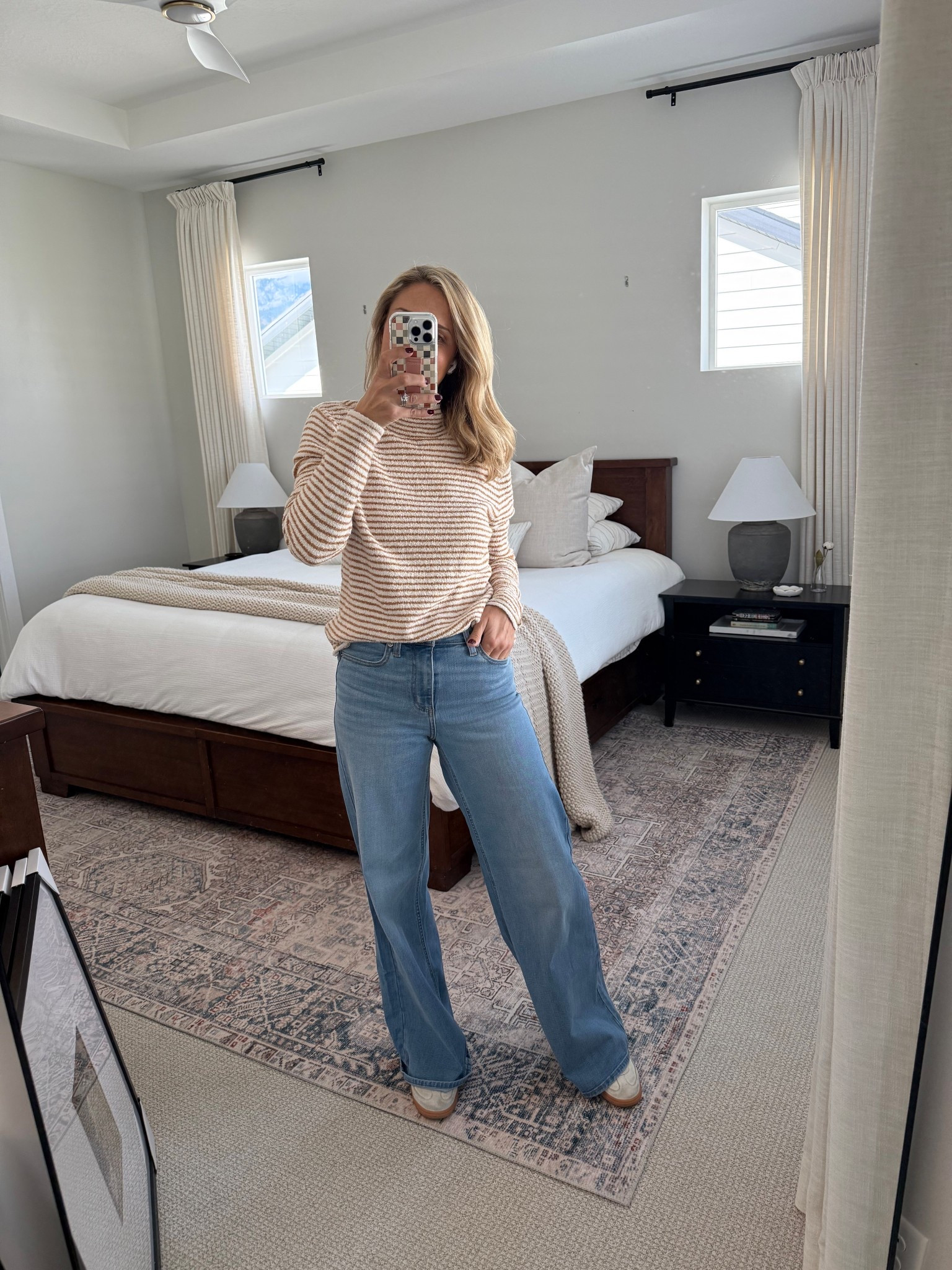 These jeans from target are so good! 🙌🏻 Size up - they run very small  

#LTKSaleAlert #LTKStyleTip #LTKOver40