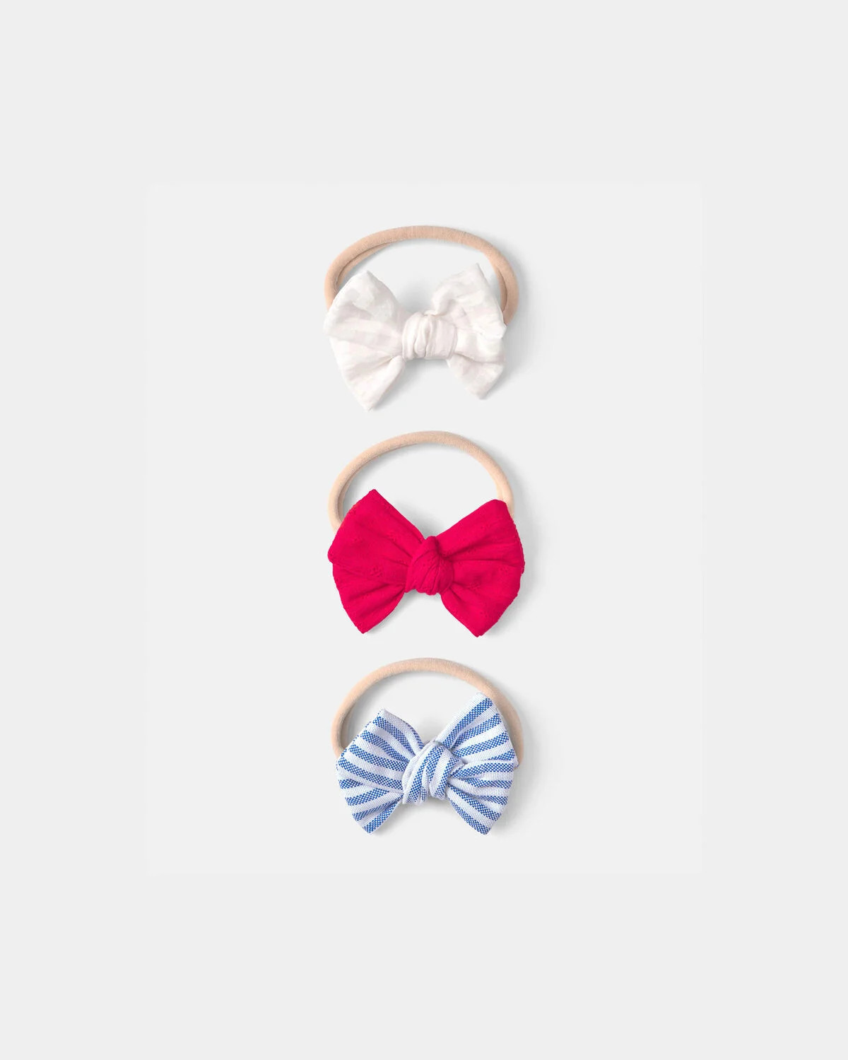 Baby Girl 3-Pack Headbands - Red/White/Blue | Carter's | Carter's Inc