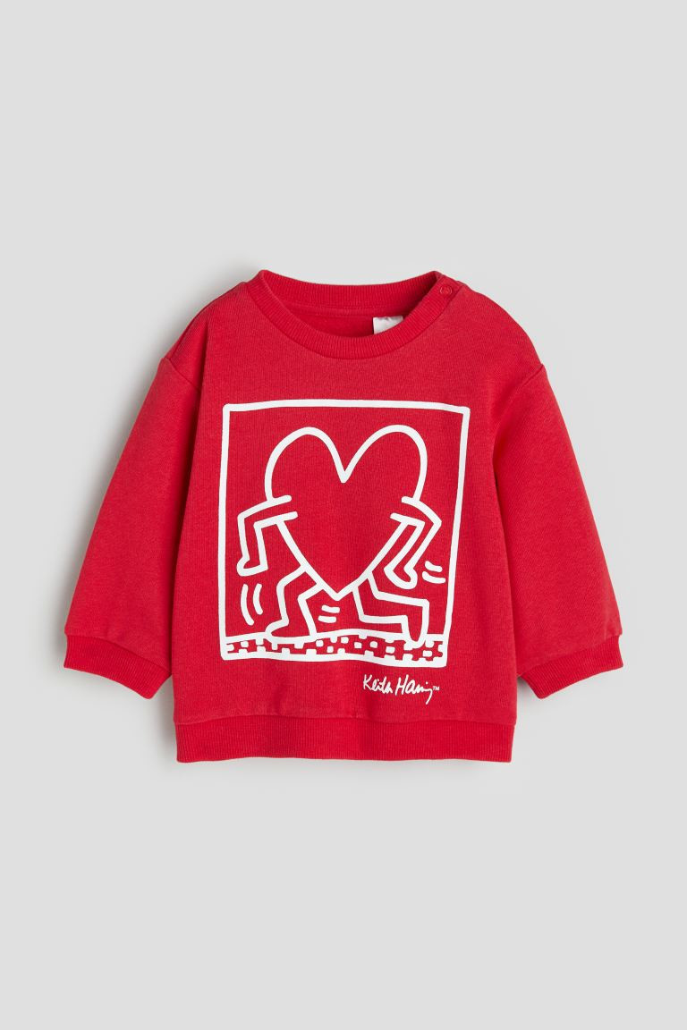 Sweatshirt with Motif | H&M (US + CA)