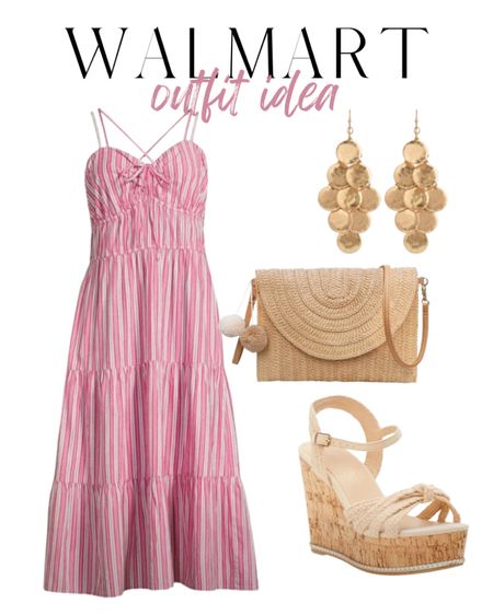 Walmart outfit, summer outfit, midi dress, vacation outfit, espadrilles, wedge sandals

#LTKSeasonal #LTKFindsUnder50 #LTKStyleTip