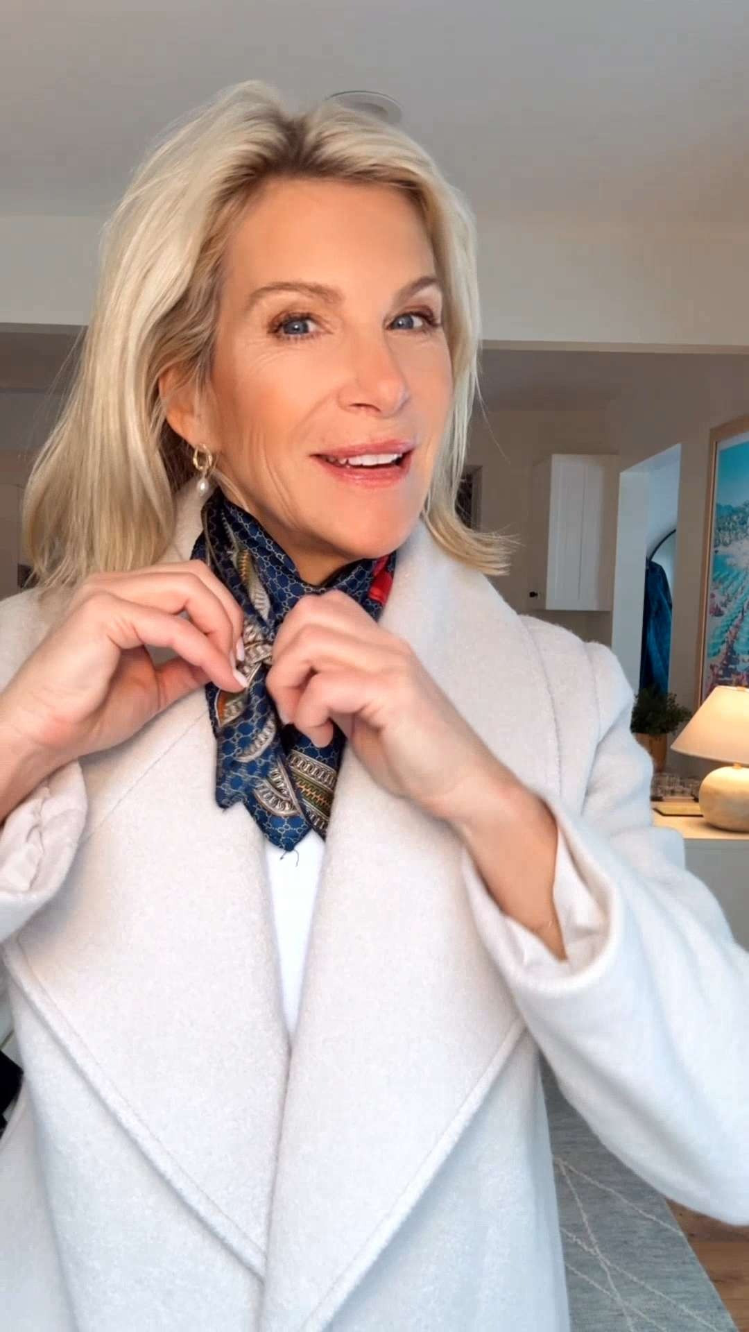 This silk scarf is soft, lightweight, and breathable, perfect for warmer weather. The smooth material lays flat, feels comfortable around the neck, and styles easily with any outfit. Just tie and go for that effortless, polished look.

Easy to wear. Easy to love. 

 #LTKBeauty #LTKWorkwear #LTKTravel