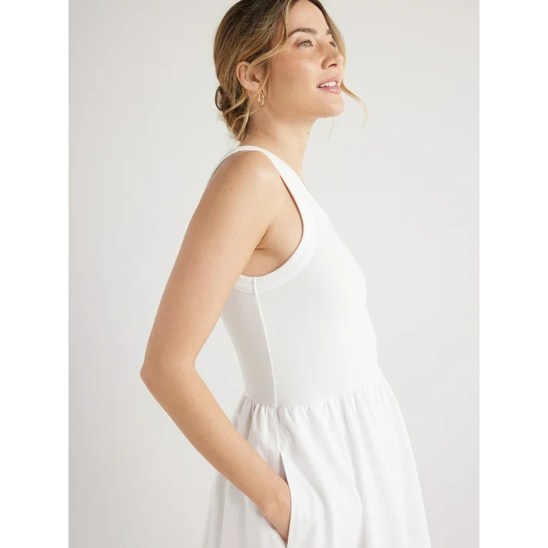 Free Assembly Women’s Mixy Tank Dress, Sizes XS-XXL | Walmart (US)