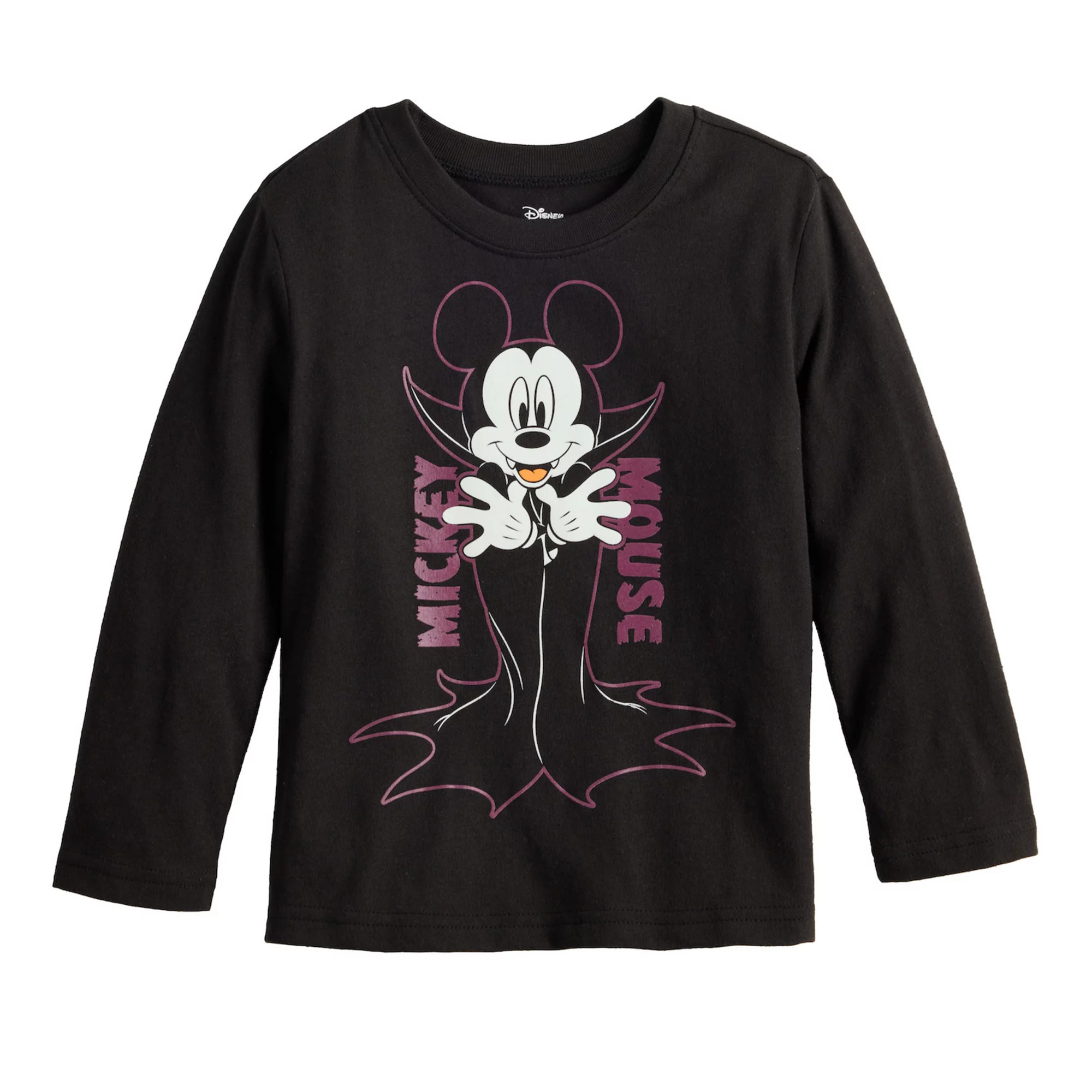 Disney's Mickey Mouse Baby & Toddler Vampire Glow-In-The-Dark Graphic Tee | Kohl's