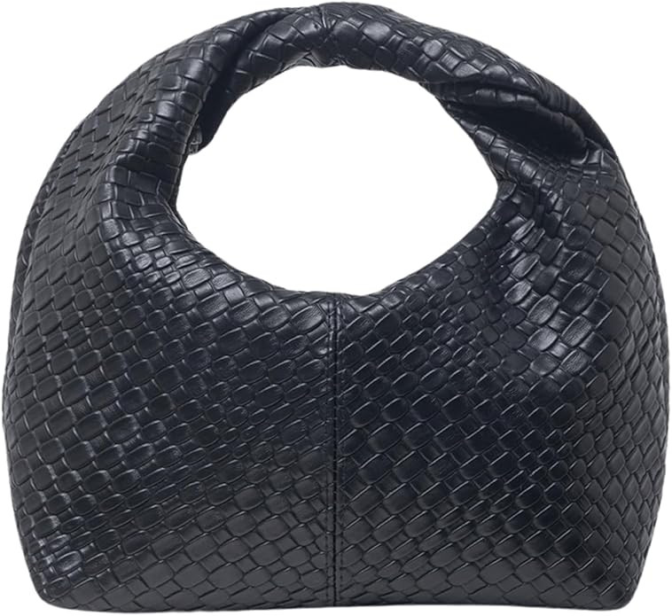 Verdusa Women's Ruched Hobo Mini Handbag Clutch Purse Dumpling Pouch Bag | Amazon (US)