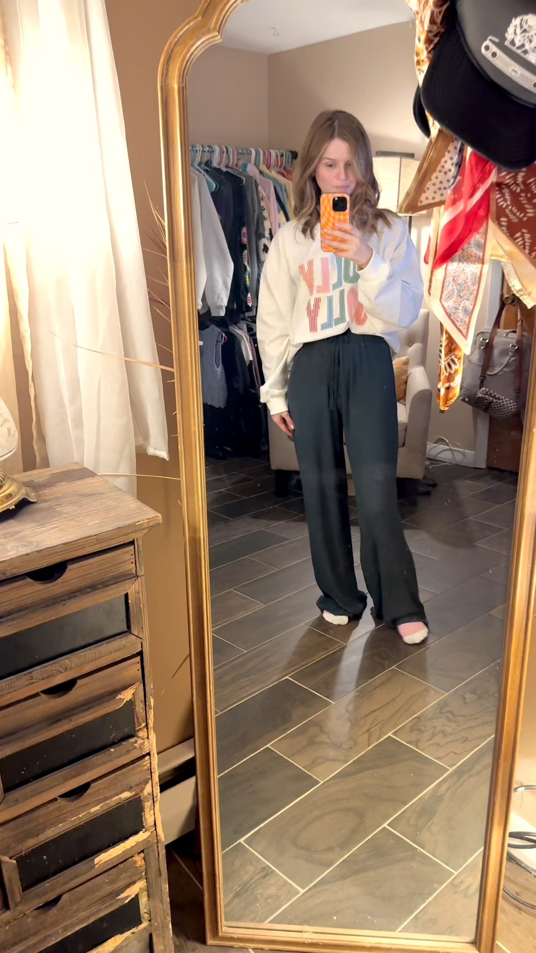 Cutie Holiday Crewneck from my boutique, Velvet Elvis Vintage paired with the softest pajama pants from @target. ✨

These pants are on Cyber Monday Sale for less than $20 today and tomorrow! 

#LTKCyberWeek #LTKGiftGuide #LTKootd