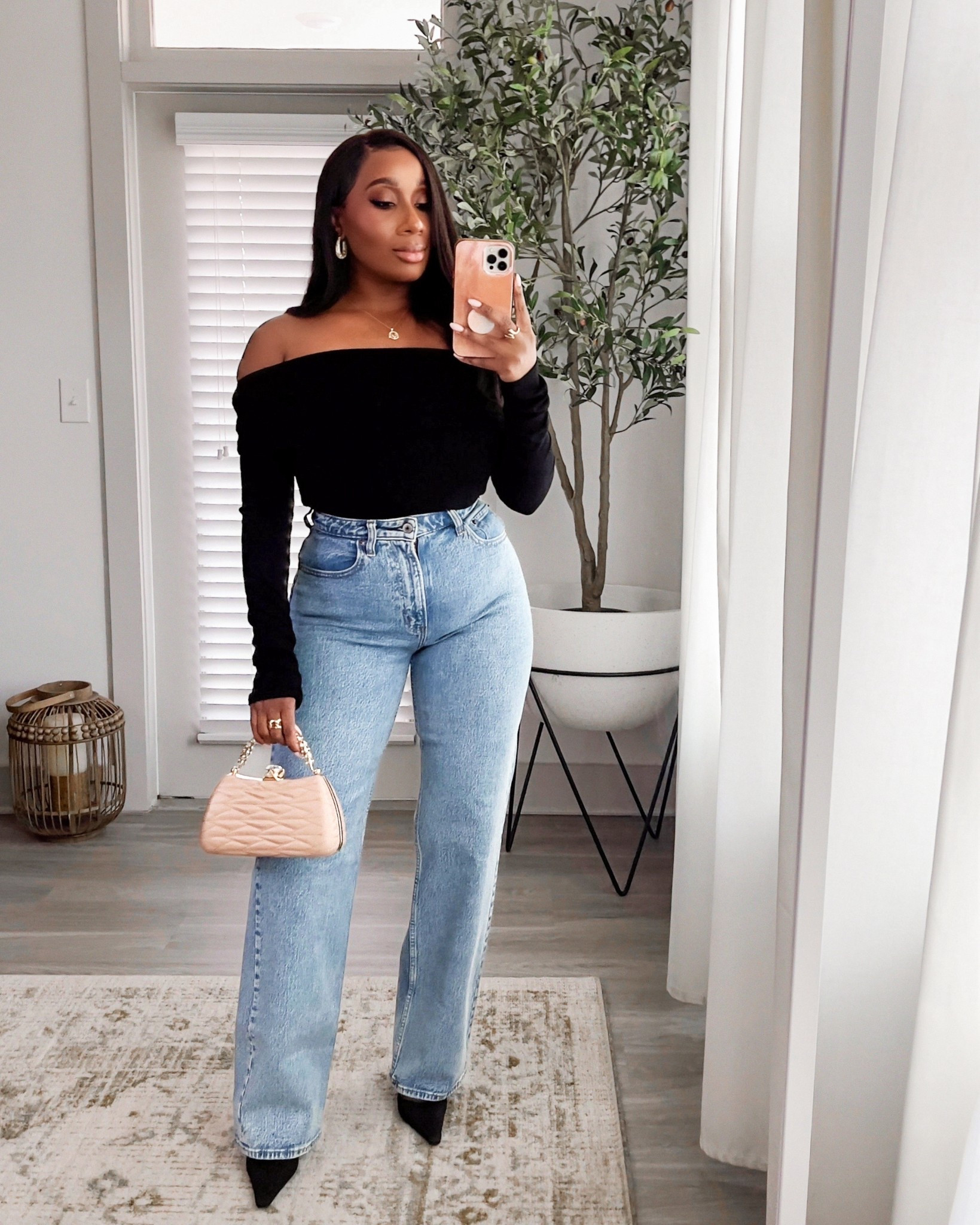 Spring Styles! 🌻 Wearing a medium in the top and size 28 Long in the jeans. 

Spring styles, style inspo, style ideas, outfit ideas, Marcella, Abercrombie 

#LTKSeasonal #LTKgrwm #LTKootd