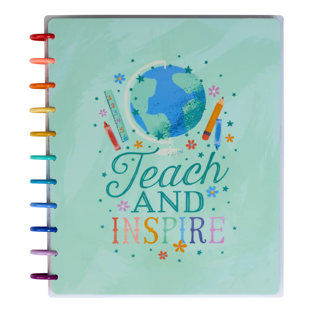 2024 Teach and Inspire Teacher Happy Planner - Big Teacher Layout - 12 Months | Happy Planner
