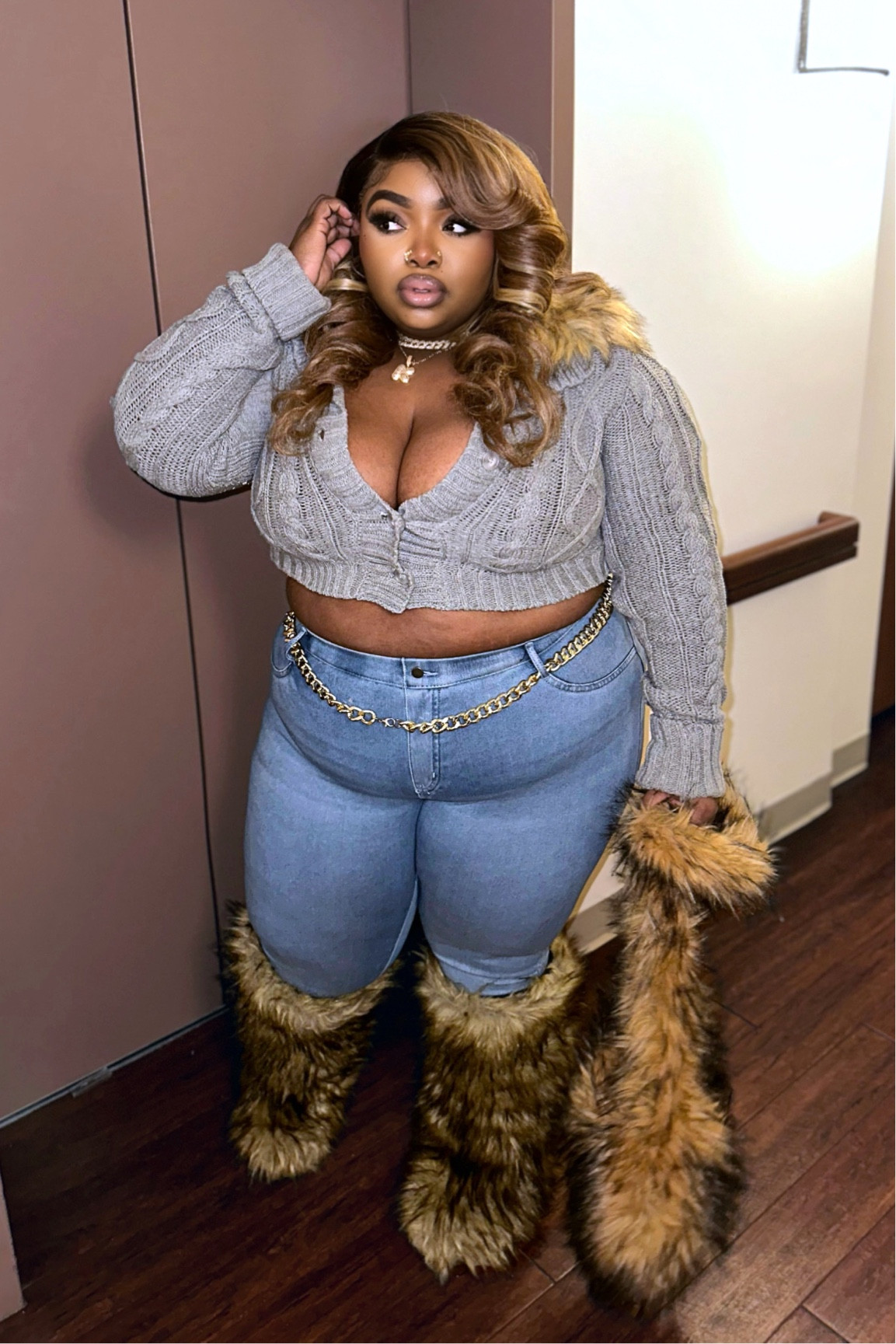 Wearing a XXL in the Time & Tru Jeggings 
Boots run true to size
Hair color in FLAMBOYAGEBLONDE

#LTKPlusSize #LTKShoeCrush #LTKBeauty