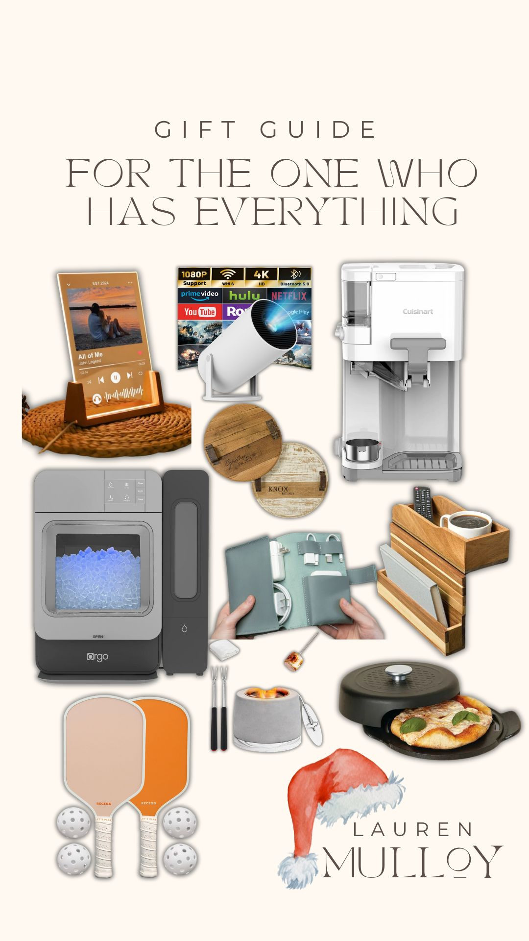 Gift Guide: for the one who has everything!🎄🎅🏼 

gift guide, gift ideas, gift guide for sister, gift guide for friends, sale, sale alert, sale finds, gifts on sale, pebble ice maker, tabletop fire top, individual pizza oven, projector, coffee machine, pickleball, Lauren Mulloy 

 #LTKGiftGuide #LTKHoliday #LTKFindsUnder100
