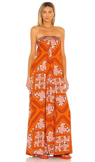 Serendipity Jumpsuit in Rust Combo | Revolve Clothing (Global)
