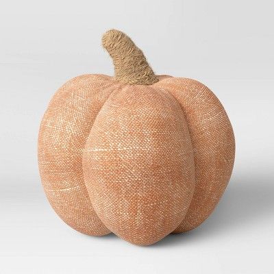 6" x 6" Fabric Pumpkin Figurine Orange - Threshold™ | Target