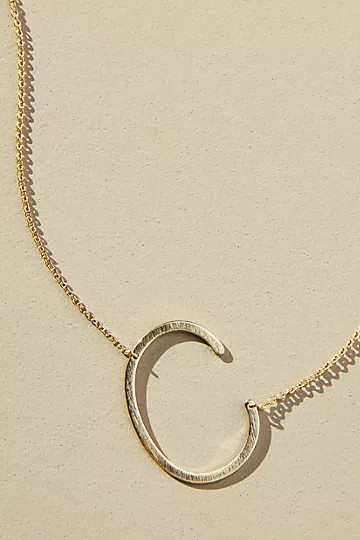 Monogram Pendant Necklace | Anthropologie (US)