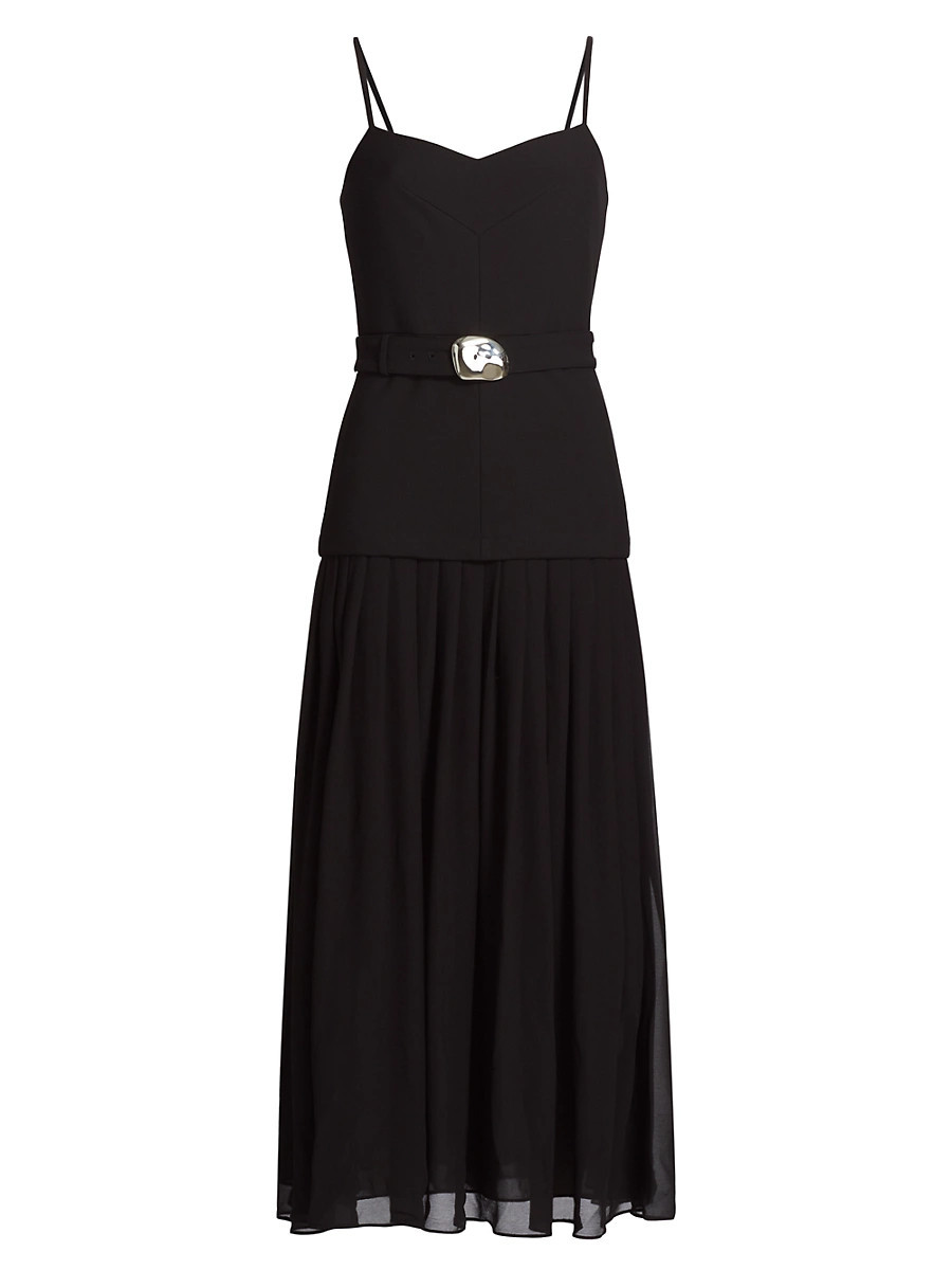 Women's Susie Belted Maxi Dress - Black - Size 8 | Saks Fifth Avenue