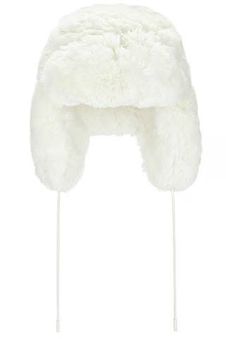 Cher Fluffy Aviator Hat | FWRD 