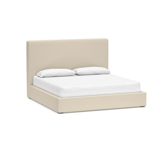 Carmel Upholstered Platform Bed | Pottery Barn (US)