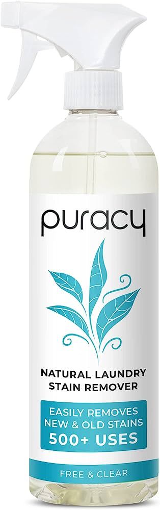 Puracy Stain Remover for Clothes – The TikTok Stain Remover - Laundry Pretreater Spray for Fres... | Amazon (US)
