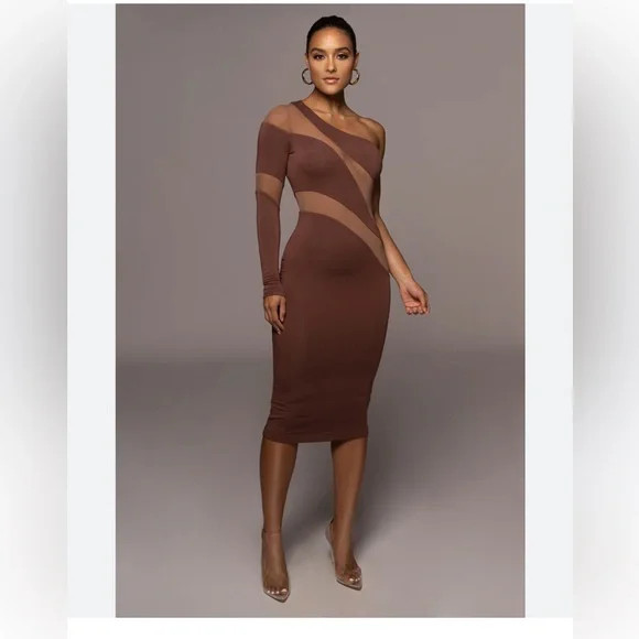 NWT Chocolate Eyes For You Midi Dress | Poshmark