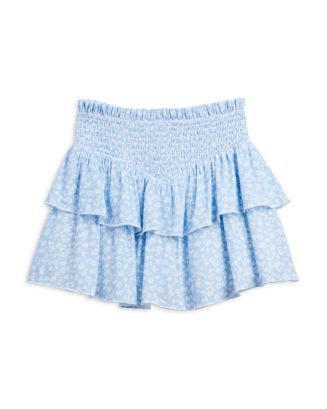 Girls' Brooke Cotton Smocked Ruffle Skirt - Big Kid | Bloomingdale's (US)