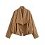 Xaspee Womens Faux Suede Wrap Jacket Open Front Oversized Outerwear | Soft Faux Suede Outerwear, ... | Amazon (US)