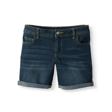 Denim Bermuda Short (Little Girls, Big Girls & Big Girls Plus) | Walmart (US)