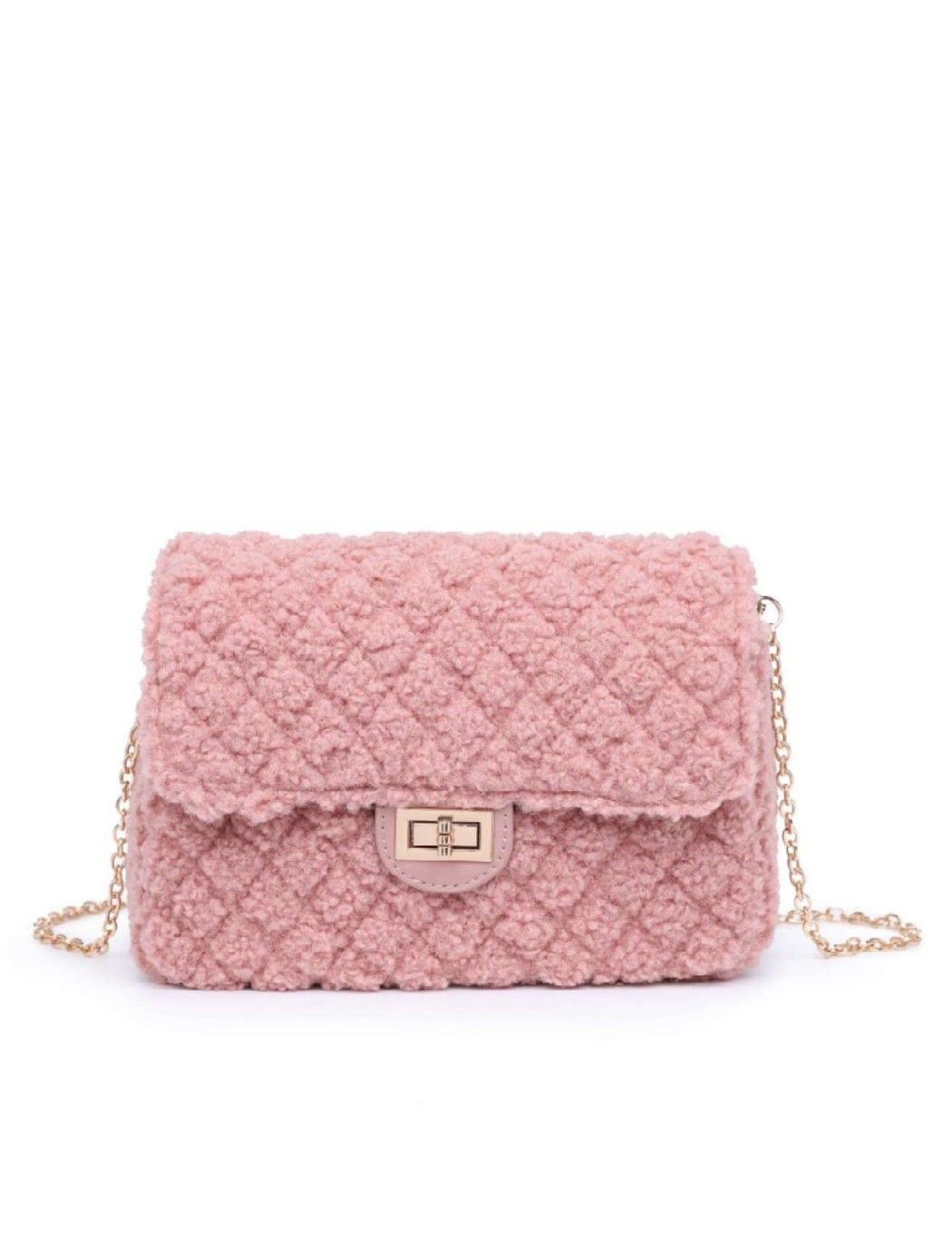 Quilted Sherpa Crossbody - Extended Length | Eloquii
