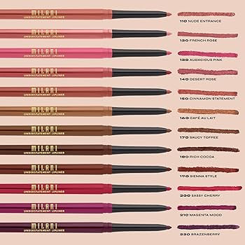 Milani Understatement Lipliner Pencil - Highly Pigmented Retractable Soft Lip Liner Pencil, Easy ... | Amazon (US)