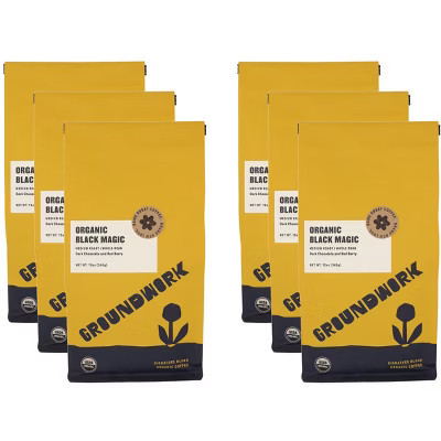 Groundwork Coffee Black Magic Espresso - Case of 6 - 12 oz | Target