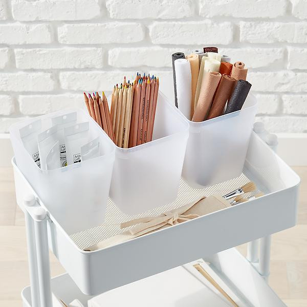 3-Tier Cart Tall Accessory Organizers Pkg/3 | The Container Store