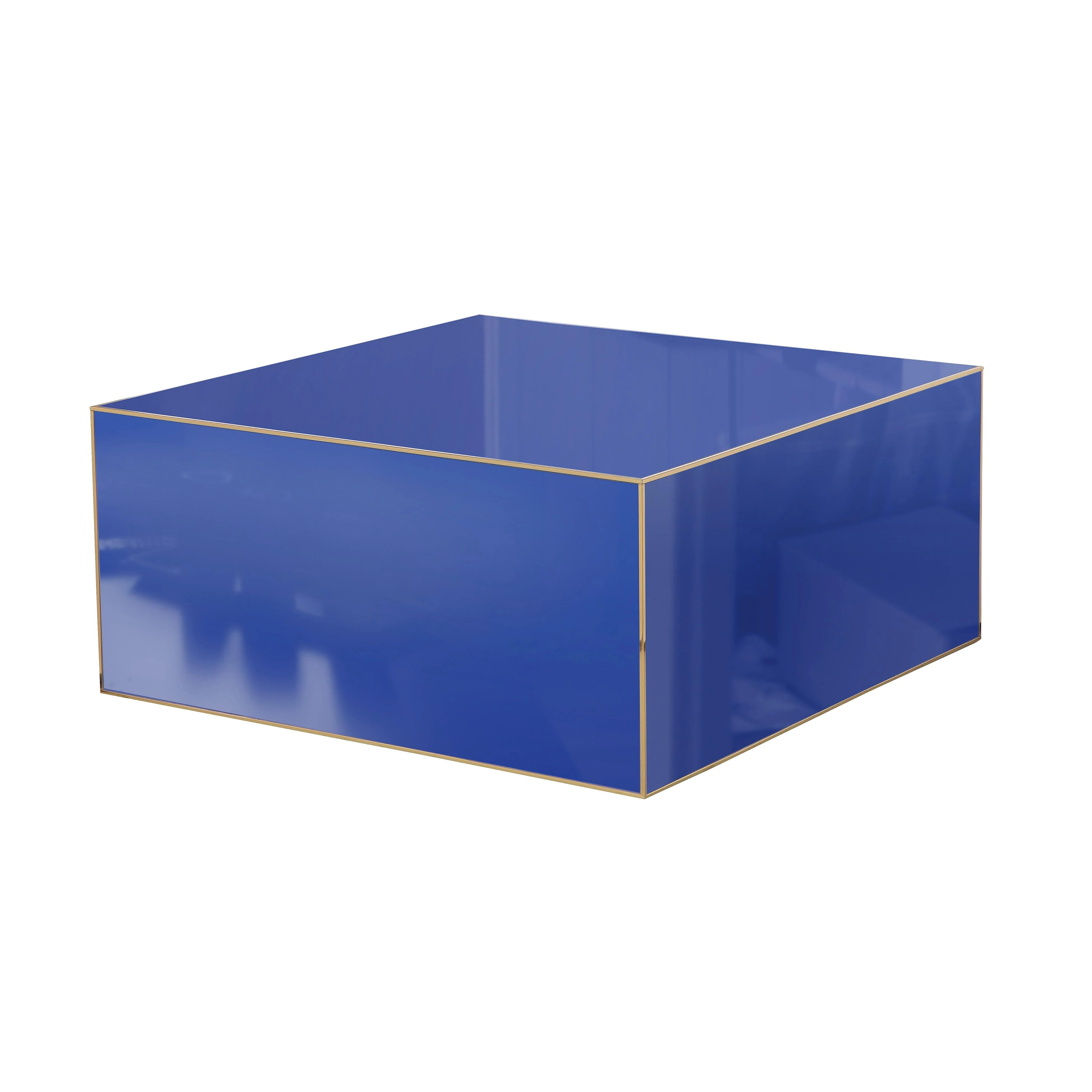 Havana 35" Glass Square Coffee Table | TOV Furniture