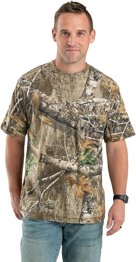 Berne Men's Lightweight Performance Short Sleeve Pocket T-Shirt, Singles and 3 Packs | Amazon (US)