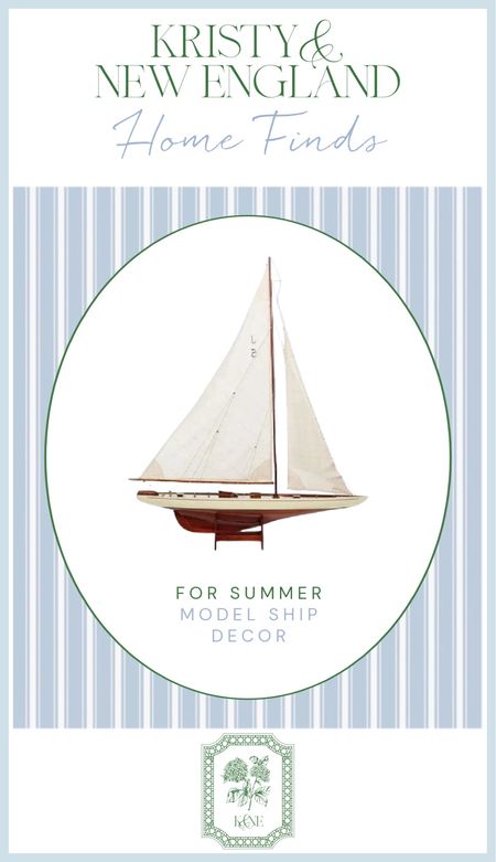 I love a nautical touch in our home. Great model ship decor -just a few left.

#LTKSeasonal #LTKhome #LTKstyletip
